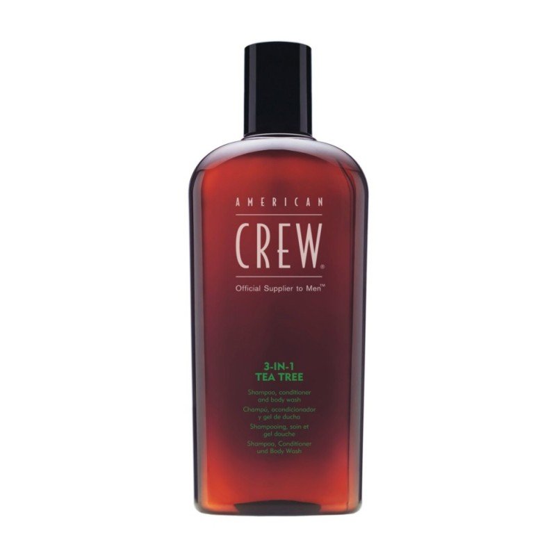 American Crew Tea Tree 3-in-1 szampon odżywka żel pod prysznic 450ml