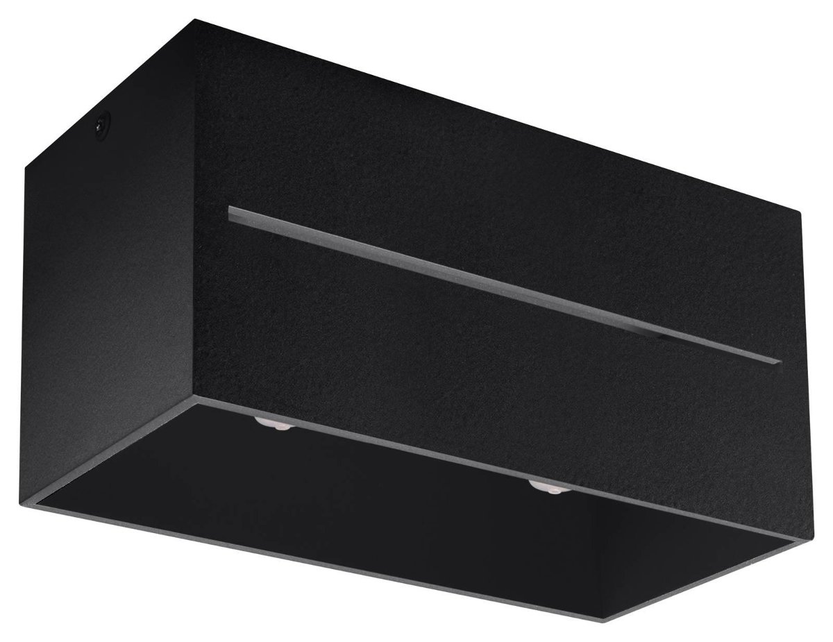 Sollux Lighting Plafon LOBO MAXI czarny
