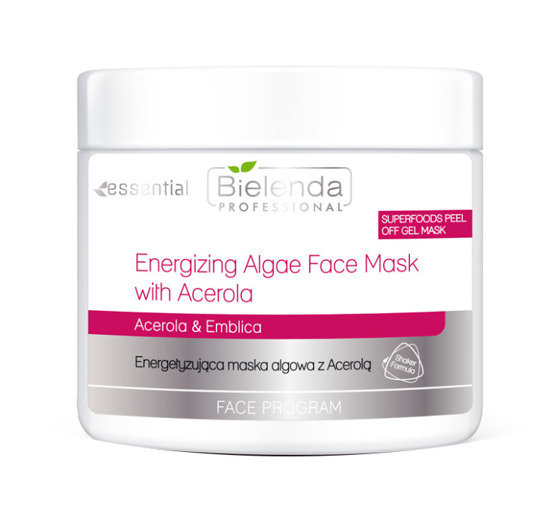 Bielenda Professional Energizing Algae Face Mask With Acerola energetyzująca maska algowa Acerola 200g 57128-uniw