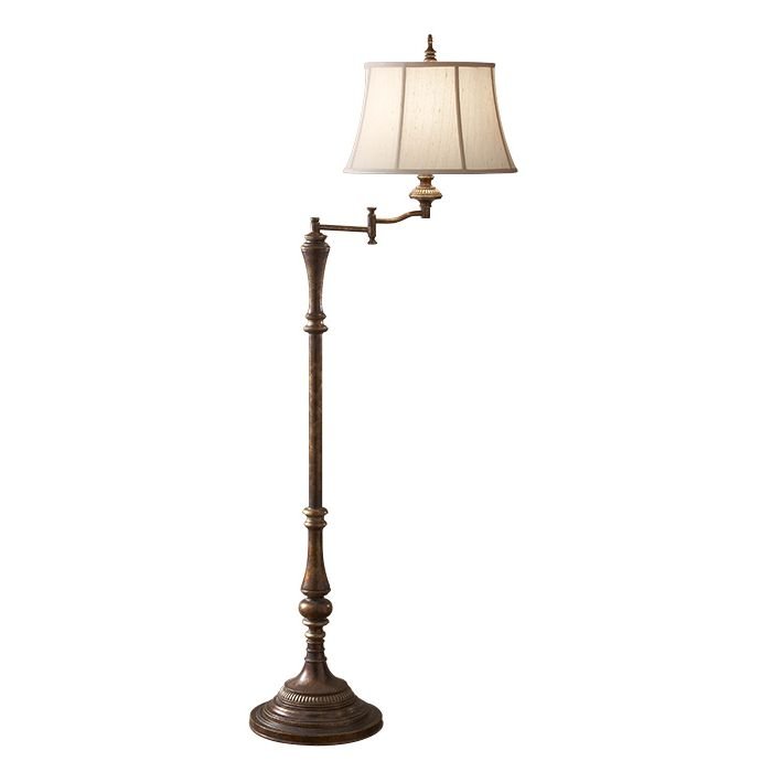 Elstead Lighting Gibson 4Lt Floor Lamp FE/GIBSON SWFL Elstead Lampa podłogowa stylowa abażurowa FE/GIBSON SWFL)