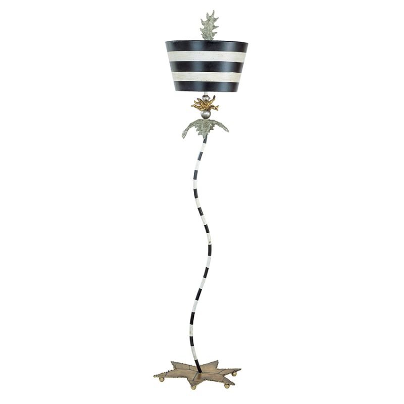 Elstead Lighting South Beach Floor Lamp FB/SOUTHBEACH/FL Elstead Lampa podłogowa abażurowa stylowa FB/SOUTHBEACH/FL)