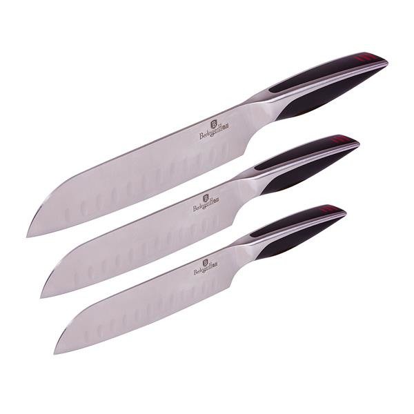 Berlingerhaus ZESTAW 3 Zestaw noży SANTOKU [BH-2024]