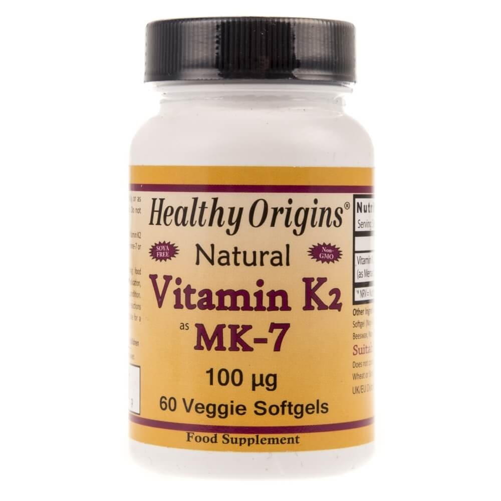 Healthy Origins Healthy Origins Witamina K2 MK-7 100 mcg - 60 kapsułek