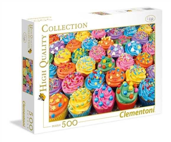 Clementoni Puzzle 500 Colorful Cupcakes