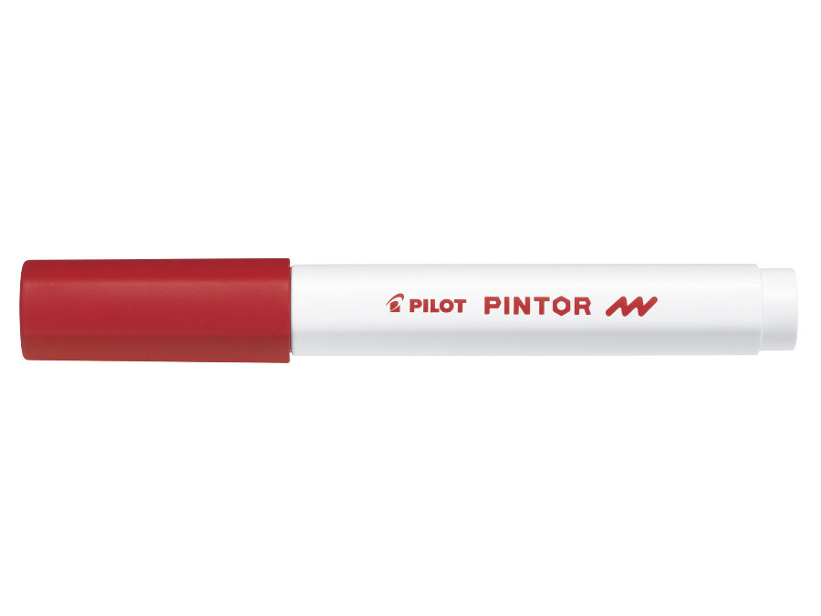 Pilot Pilot, marker, F, czerwony