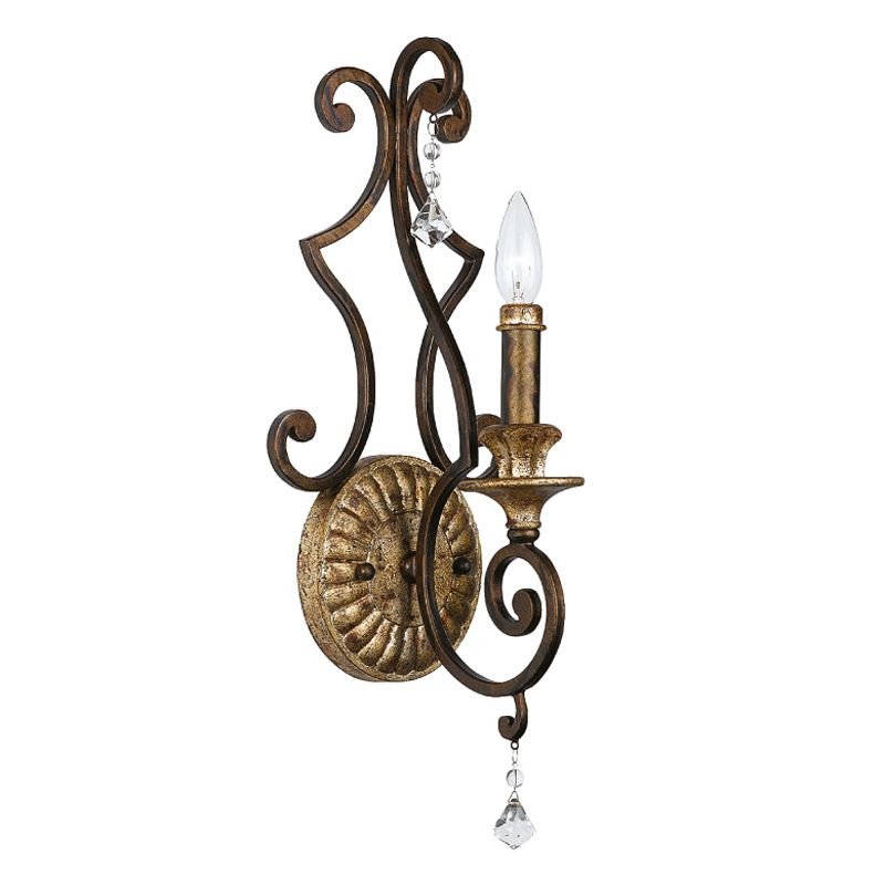 Elstead Lighting Marquette 1Lt Wall Light QZ/MARQUETTE1 Elstead kinkiet stylowy QZ/MARQUETTE1 )