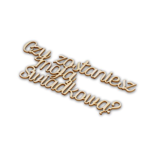 EKO-DECO, napis, dla Świadkowej