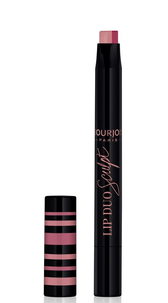 Bourjois Lip Duo Sculpt, dwukolorowa pomadka do ust 01 Pink Twice, 0,5 g