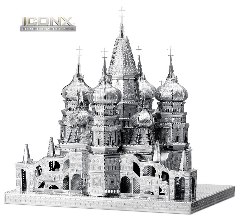 Metal Earth, model do składania ICONX Cerkiew Wasyla Błogosławionego w Moskwie Saint Basil Cathedral