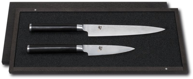 KAI Shun zestaw 2 noży w drewnianym etui DMS-210