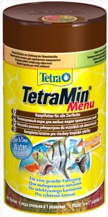 Tetra Menu - mix płatków w czterech przegrodach - dla ryb słodkowodnych 250ml 6392