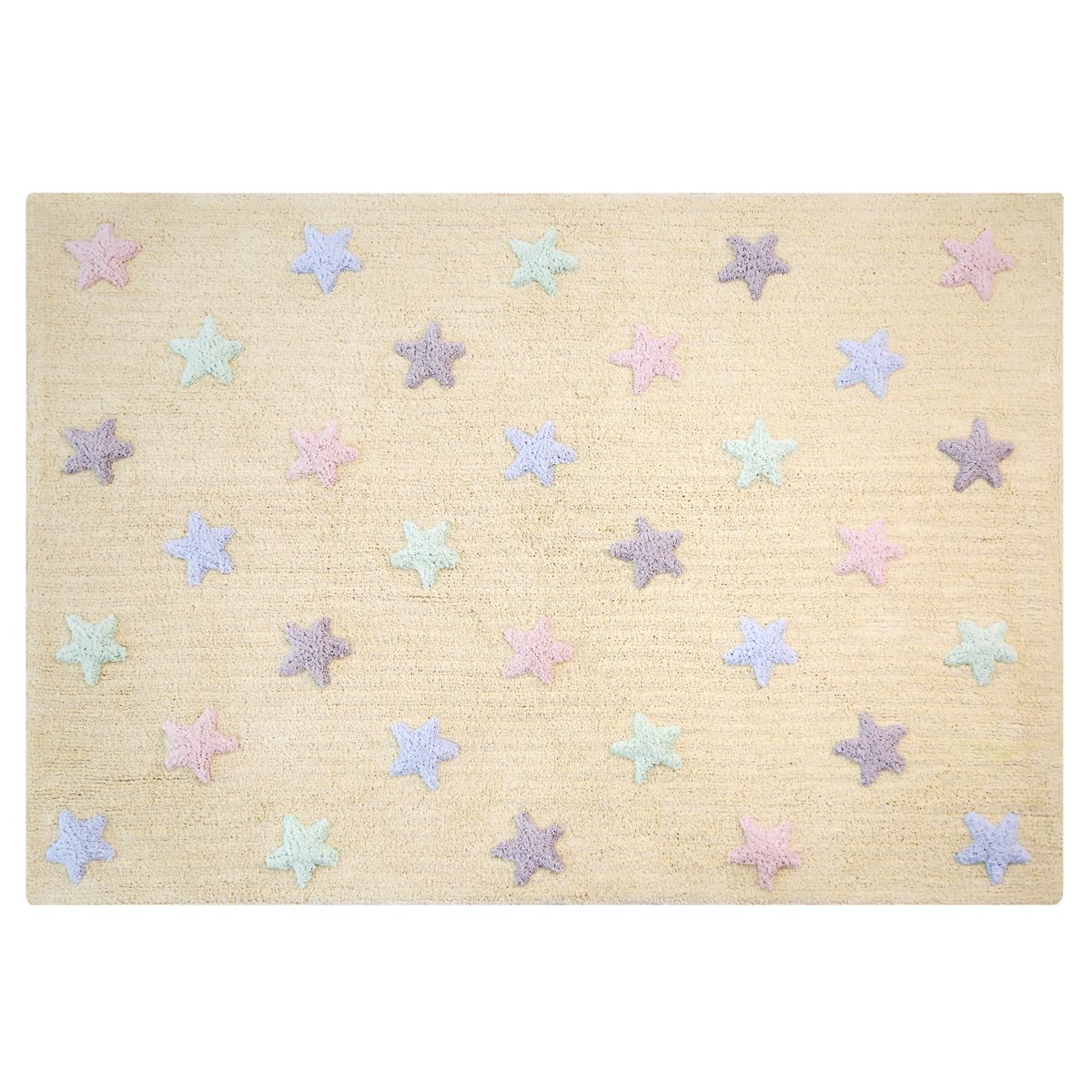 Lorena Canals Dywan 120x160 Tricolor Stars Vanilla C-ST-V