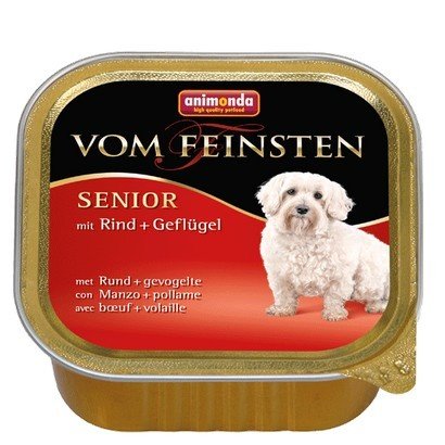 ANIMONDA Vom Feinsten Senior szalka z wołowiną i kurczakiem 150g