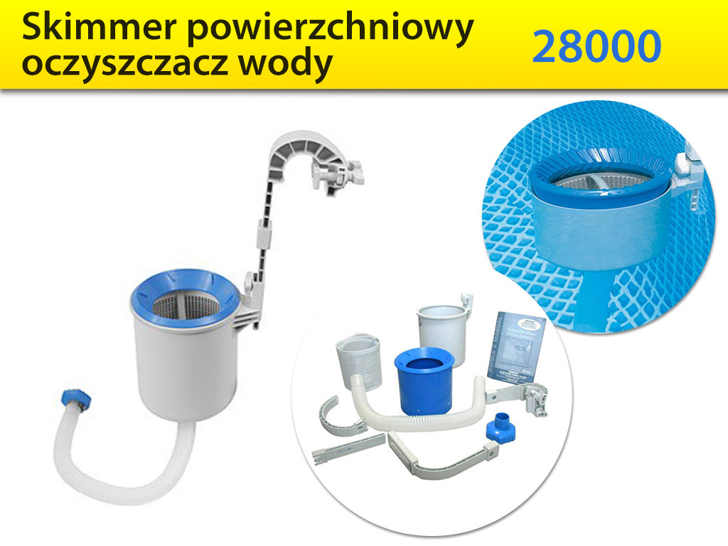 Intex Skimmer oczyszczacz wody uniwersalny do basenu 28000 s-632-uniw