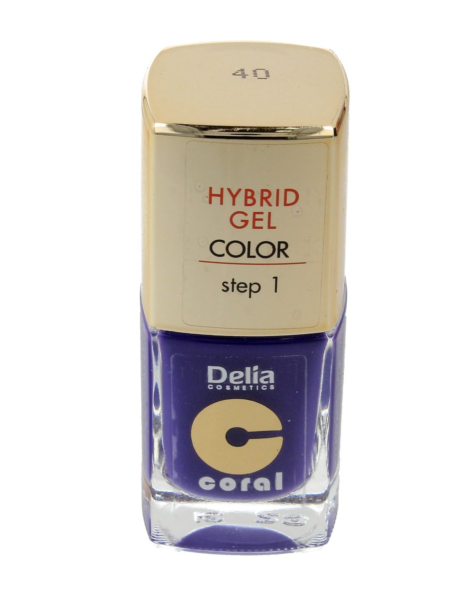 Delia Lakier Do Paznokci 40 Coral Hybrid 11ml