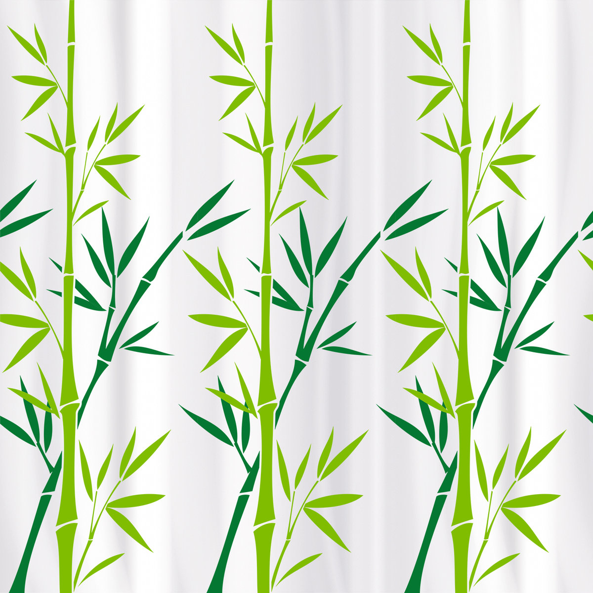 Zasłona łazienkowa TATKRAFT Bamboo, zielona, 180 cm
