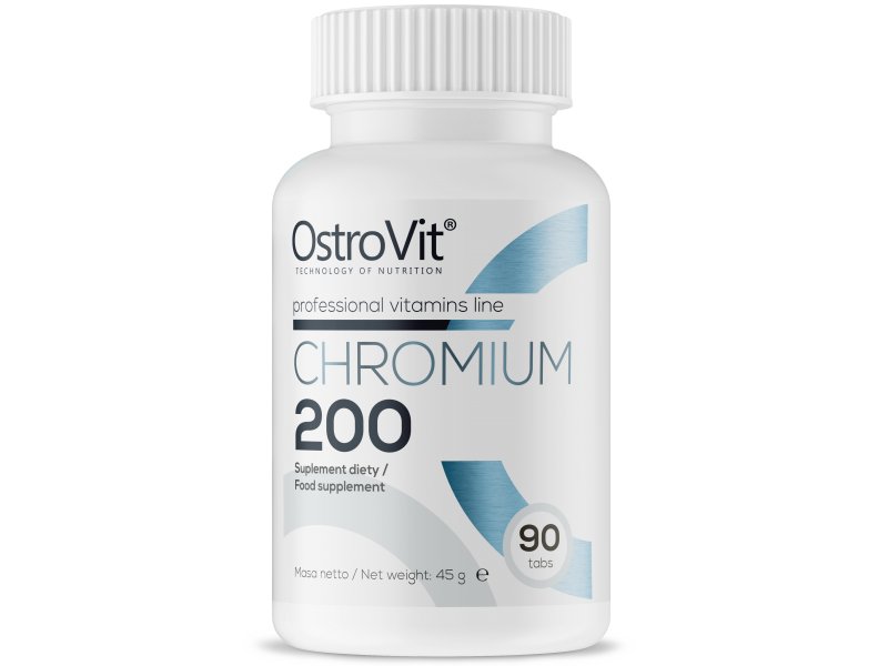 Фото - Спалювач жиру OstroVit Chromium Lozenges 90tab. Wieloowocowy 