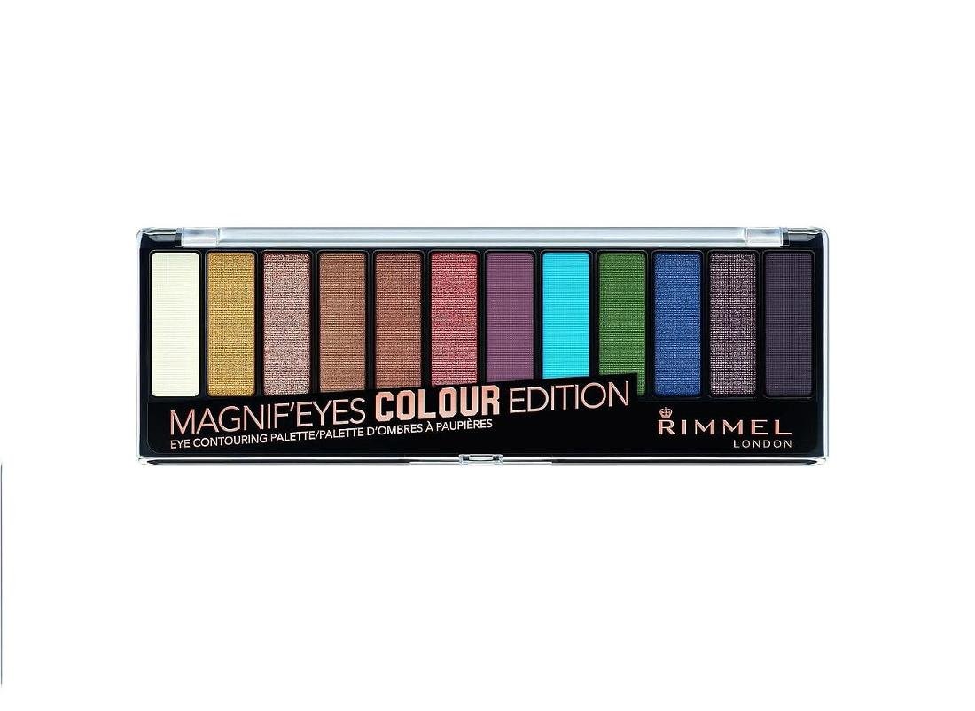 Rimmel London London Magnif Eyes Contouring Palette cienie do powiek 14,16 g dla kobiet 004 Colour Edition
