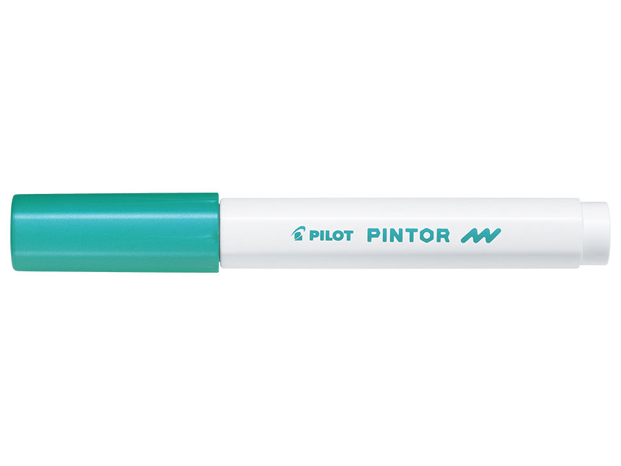 Pilot Pilot, marker, F, metaliczny zielony