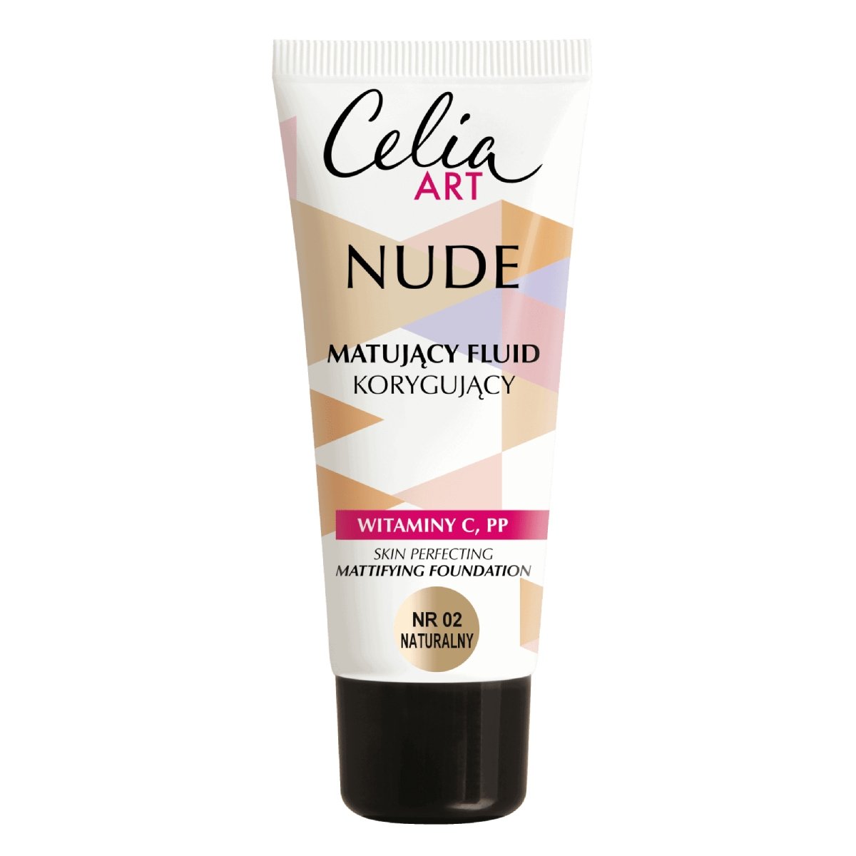 Celia Art Nude matujący fluid korygujący 02 Naturalny