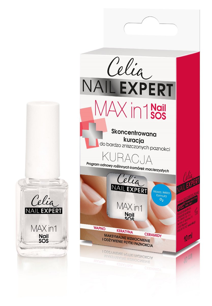 CELIA Odżywka Nail Expert Max in 1 Nail SOS Celia