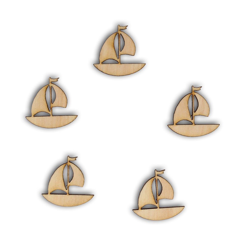 EKO-DECO, scrapka, żaglówka, 5 sztuk