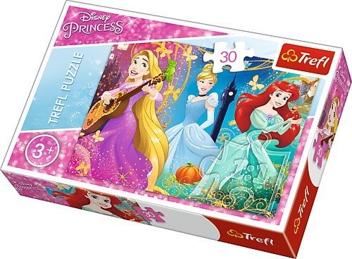 Trefl Puzzle 30 elementów Księżniczki Disneya Zaczarowana melodia