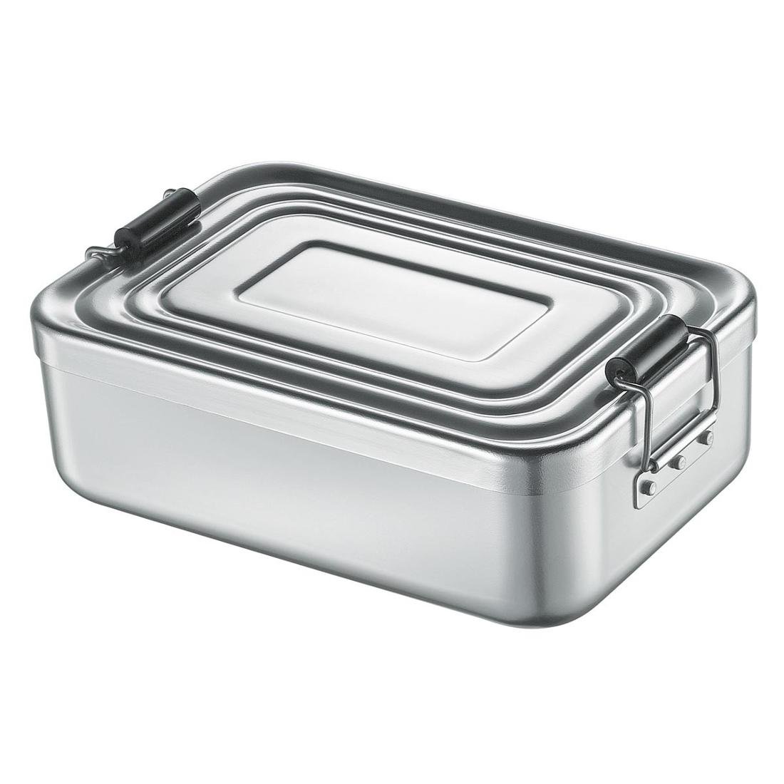 Küchenprofi Lunch Box Aluminiowy Z Seperatorem Kuchenprofi Alice Duży Srebrny