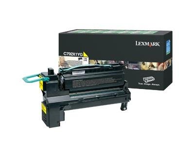 Toner LEXMARK, żółty, 20000 str.