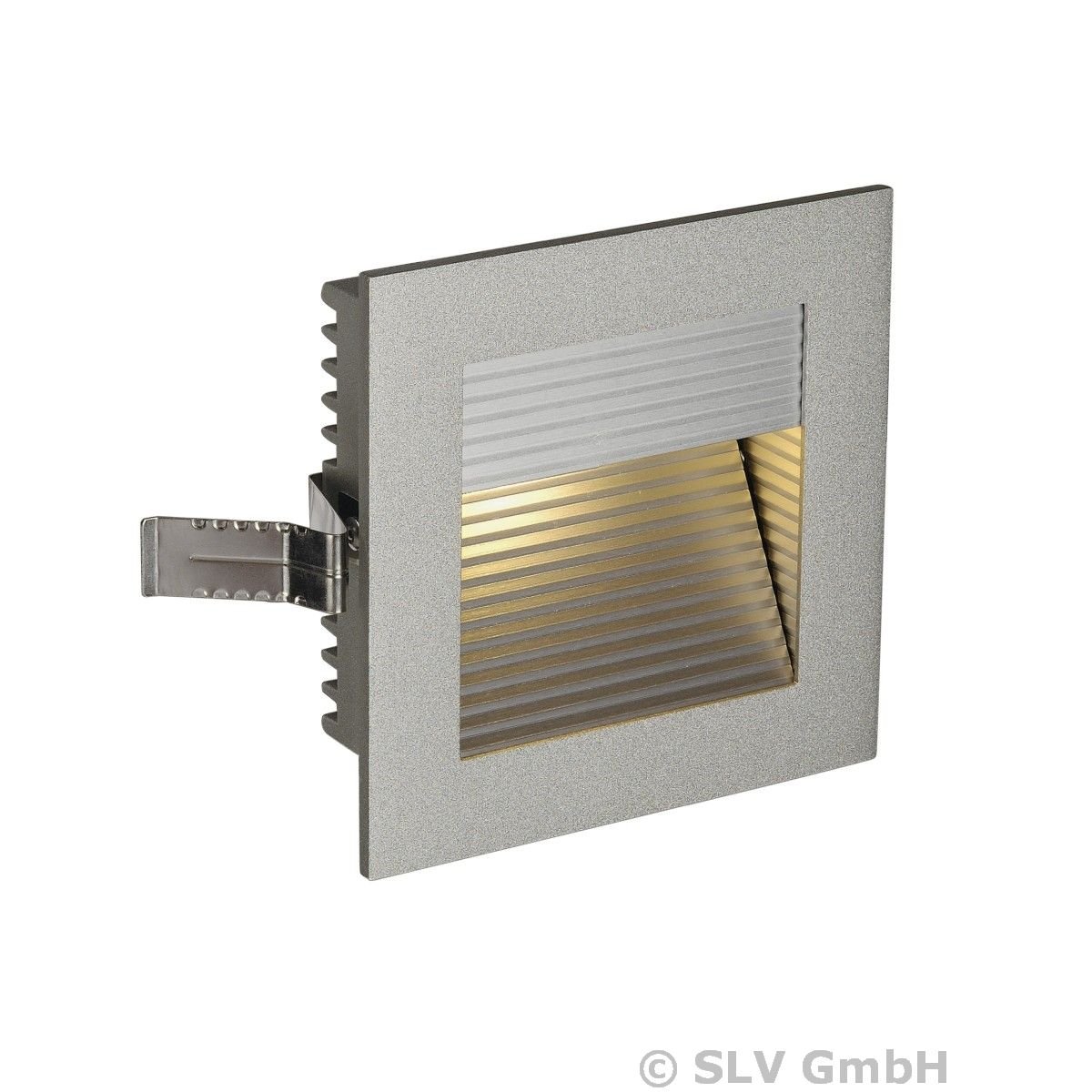 Фото - Інші електротовари SLV FRAME CURVE lampa wpuszczana, LED, 3000K, kwadratowa, srebrnoszara, ze spr 