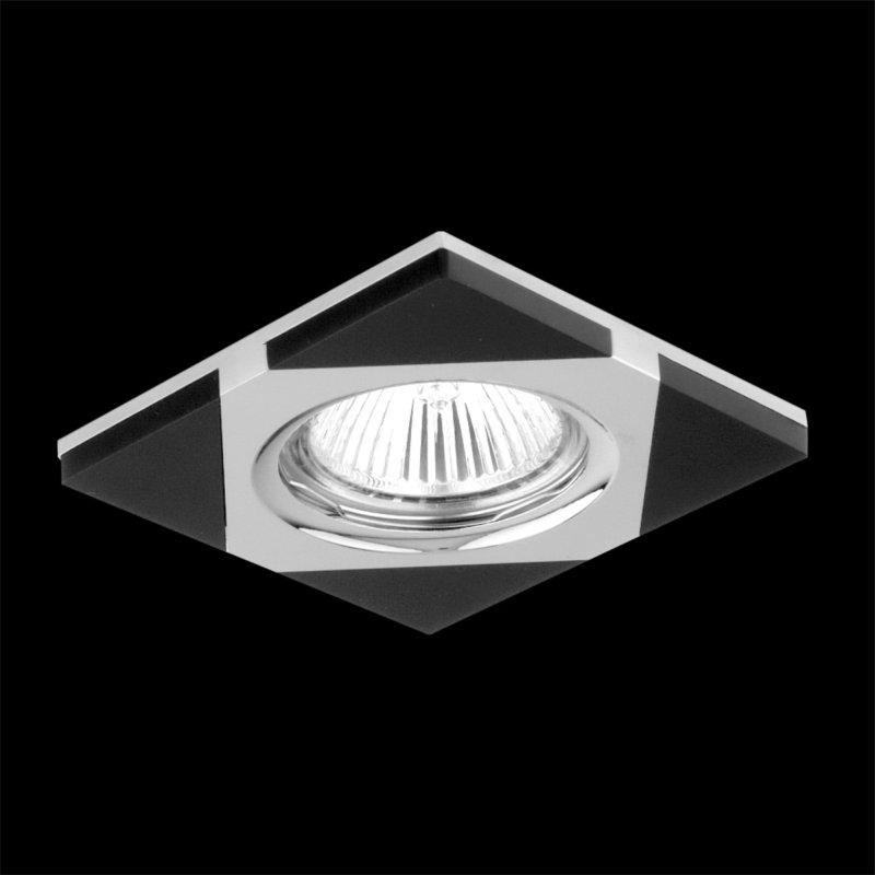 Luxera Downlight 71023 1xGU10/50W chrom/wenge