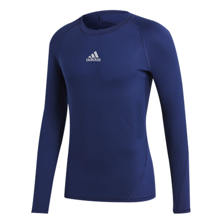 adidas adidas chłopięcy Ask Ls Tee Y Long Sleeved T-shirt niebieski ciemnoniebieski 18-23 CW7322