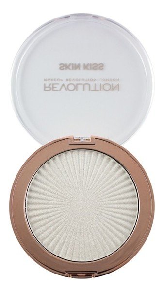 MAKEUP REVOLUTION MAKEUP REVOLUTION - SKIN KISS - Highlighter - Rozświetlacz do twarzy - FROZEN KISS MAKKFKI