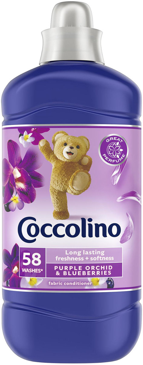 Coccolino Płyn do płukania tkanin Purple Orchid & Blueberries, 1450 ml