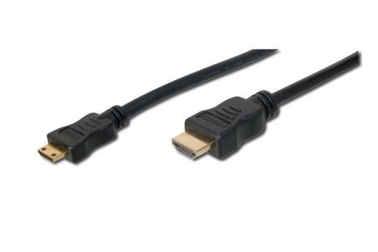 Assmann Kabel HDMI Mini Highspeed Gold V1.3 C/A męskie - męskie2 m AK-330106-020-S