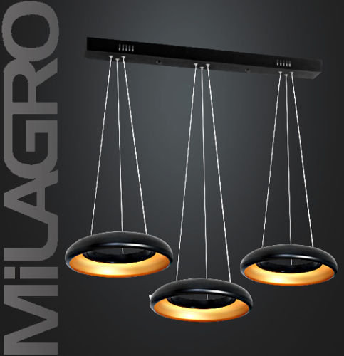 Milagro LIGHT Lampa wisząca RONDO NERO III 014- rondo nero 354