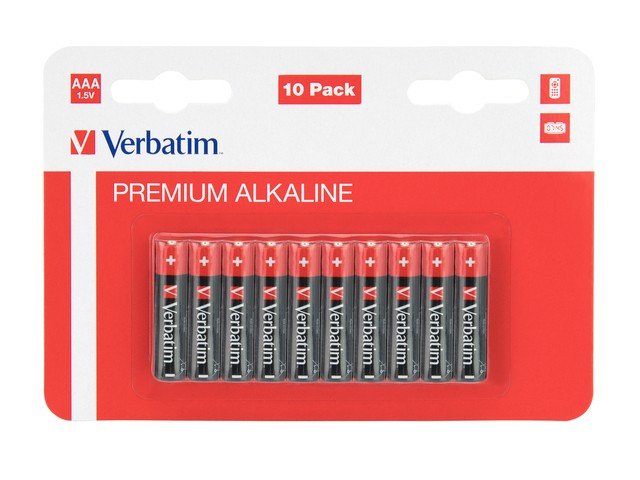 Verbatim Bateria Alkaliczna LR3 AAA 10szt blister 49874