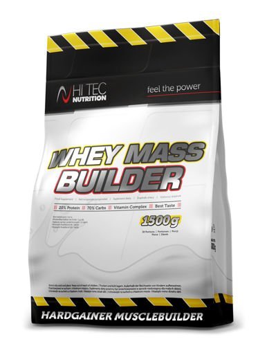 Hi-Tec Nutrition Nutrition, Suplement diety, Whey Mass Builder, truskawka, 1500g