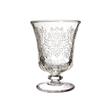 Côté Table Po stronie nóg stołów 25247 'Amboise czajnik szklany z Srebrny 9 x 9 x 12 cm (6 sztuki) 25247