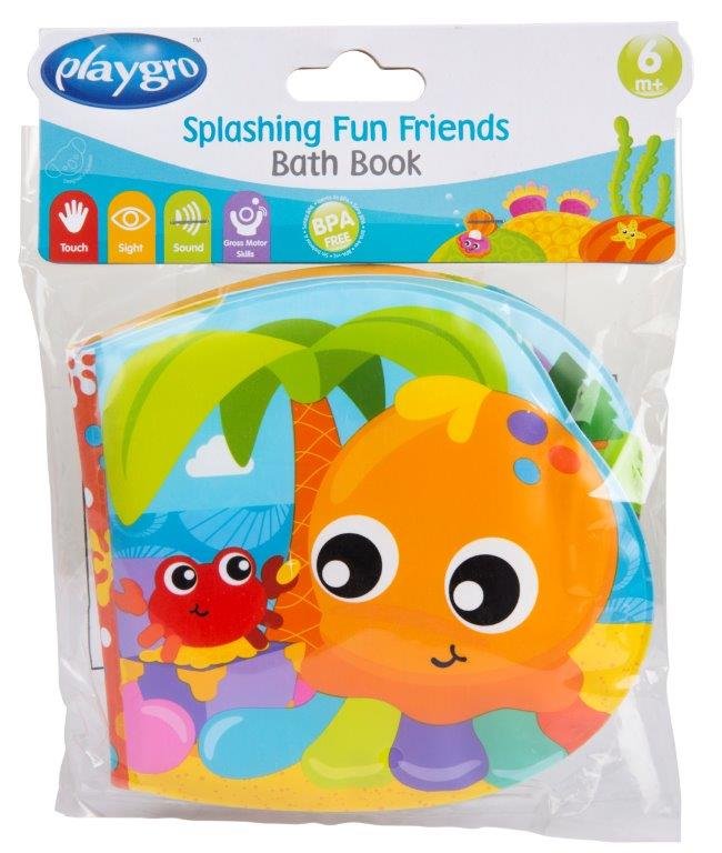 Playgro 186965 Ksiazeczka Do Kapieli Przyjaciele