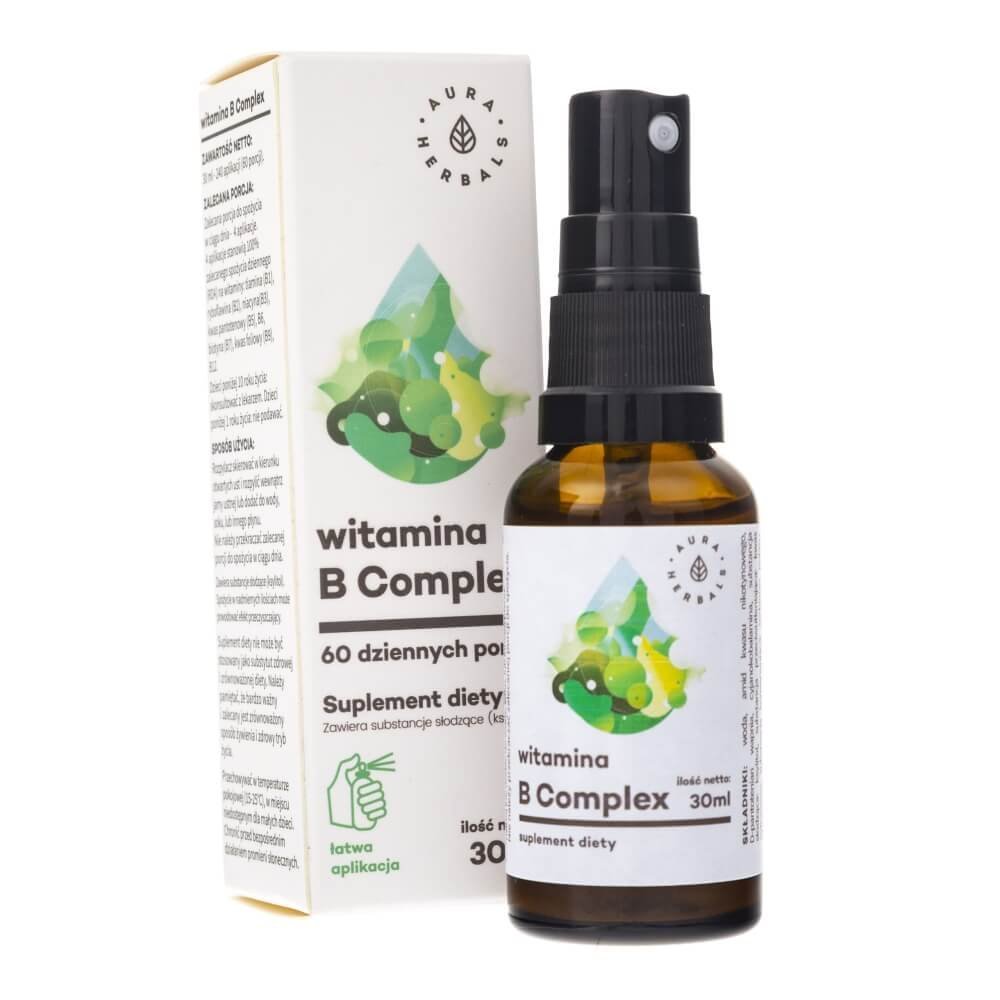 AURA HERBALS Aura Globe Trade Witamina B Complex 30ml - suplement diety