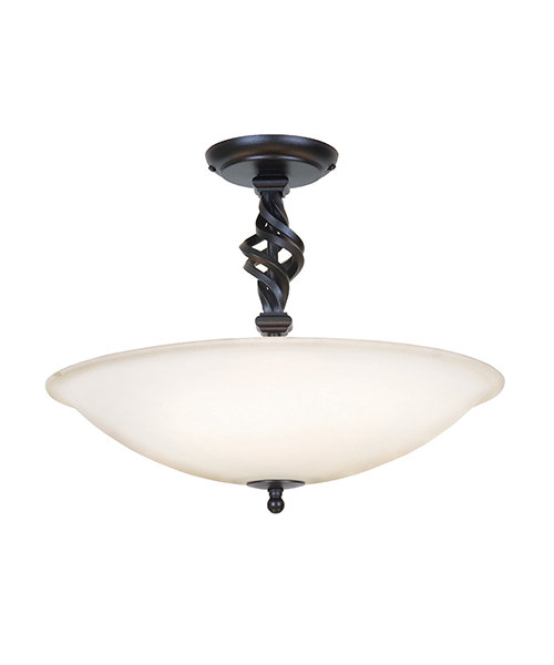 Elstead Lighting Pembroke Semi-Flush A Black PB/SF/A BLACK Elstead Lampa sufitowa stylowa PB/SF/A BLACK )