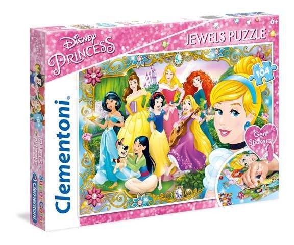 Clementoni Puzzle Disney Princess 104 el z ozdobami