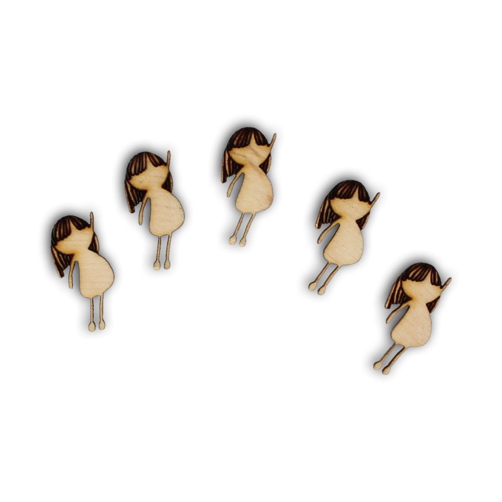 EKO-DECO, scrapka, lalka, 5 sztuk