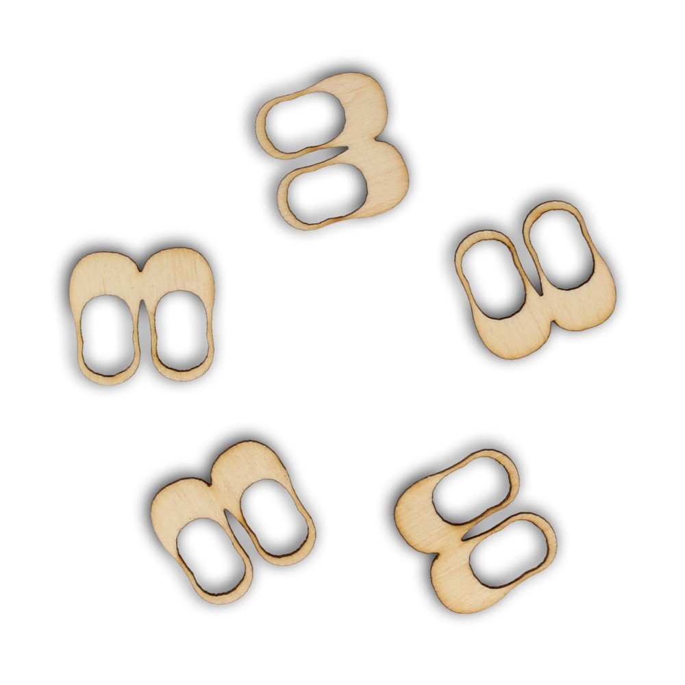 EKO-DECO, scrapka, buciki, 5 sztuk