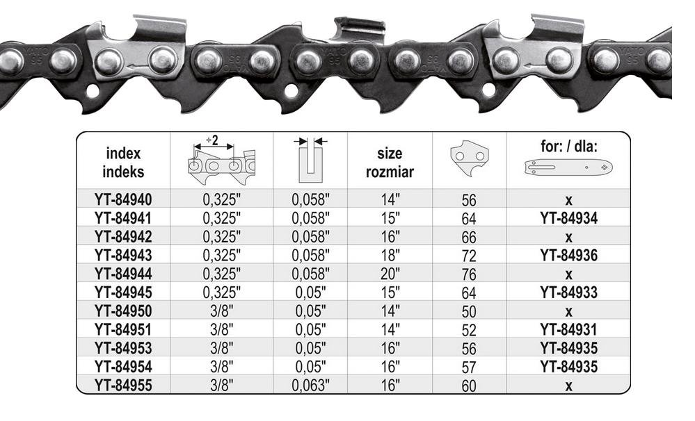 YATO Zestaw Narzędziowy 1/4" 60 Części Yt-38920 14