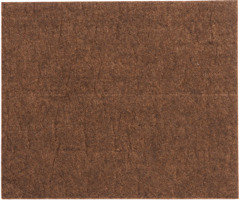 Vorel Podkładki filcowe 100x120 mm brązowe