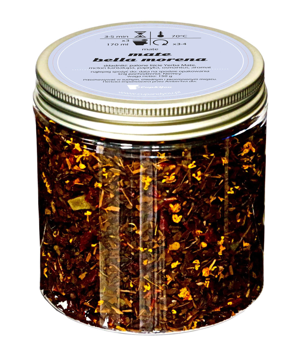 Herbata Yerba Mate smakowa CUP&YOU, bella morena, 150 g