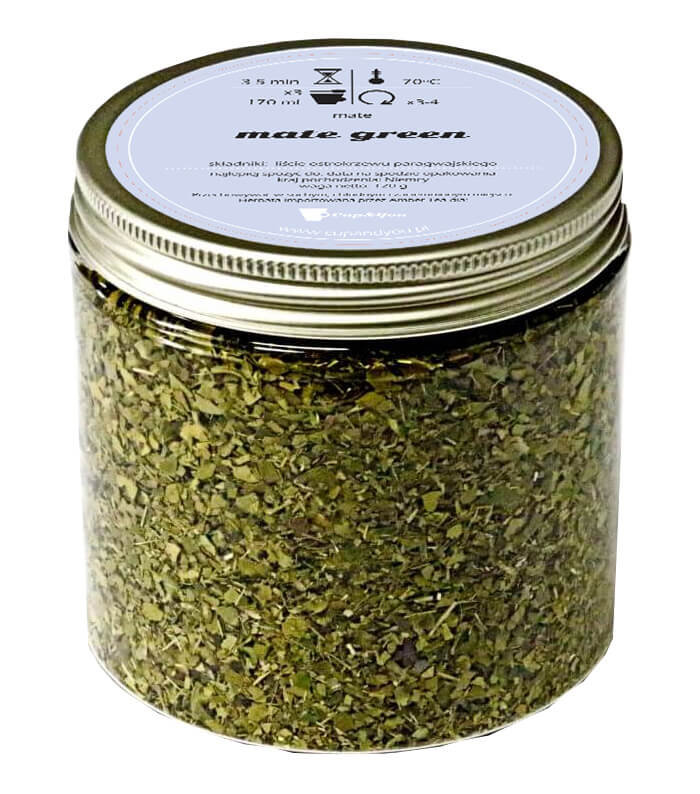 Herbata Yerba Mate smakowa CUP&YOU, green, 120 g