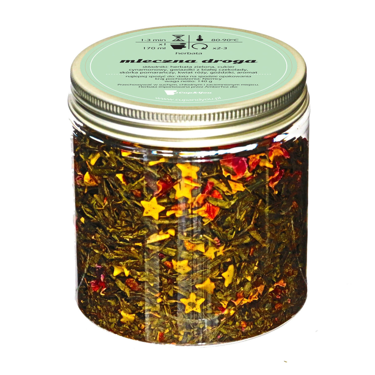 Herbata zielona smakowa CUP&YOU, mleczna droga, 140 g
